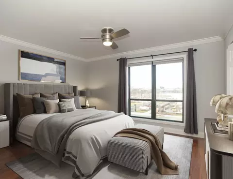 Bedroom - 1411 W Harrison St, Chicago, IL 60607 photo 1 of 5