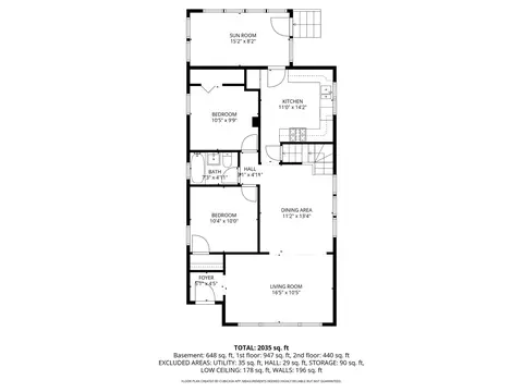 Floorplan - 5747 N Melvina Ave, Chicago, IL 60646 photo 2 of 3