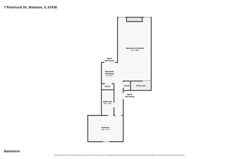 Floorplan - 7 Pinehurst Dr, Mattoon, IL 61938 photo 3 of 4
