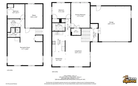 Floorplan - 814 Pinecrest Dr, Rantoul, IL 61866 photo 1 of 1