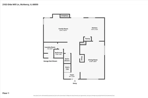 Floorplan - Undisclosed, Mchenry, IL 60050 photo 2 of 4