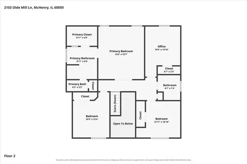 Floorplan - Undisclosed, Mchenry, IL 60050 photo 3 of 4