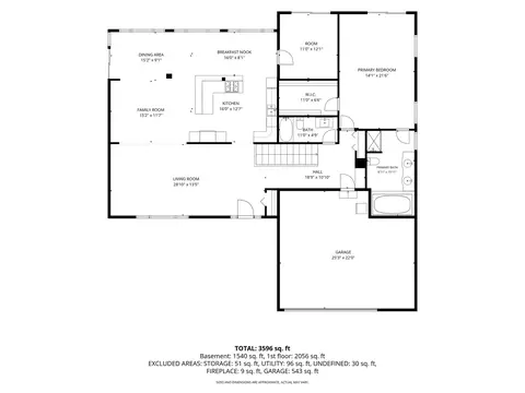 Floorplan - 13607 S Lake Dr, Plainfield, IL 60544 photo 1 of 3
