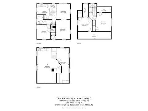 Floorplan - 14918 Hamlin Ave, Midlothian, IL 60445 photo 4 of 4