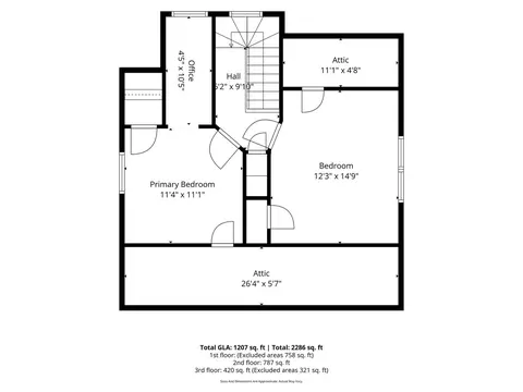 Floorplan - 14918 Hamlin Ave, Midlothian, IL 60445 photo 2 of 4