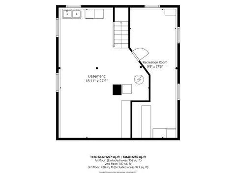 Floorplan - 14918 Hamlin Ave, Midlothian, IL 60445 photo 3 of 4