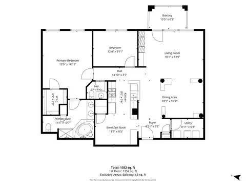 Floorplan - 2700 Summit Dr #309, Glenview, IL 60025 photo 1 of 1