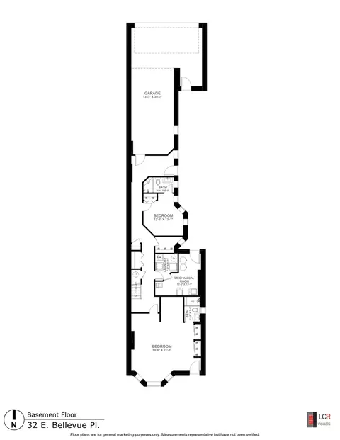 Floorplan - 32 E Bellevue Pl, Chicago, IL 60611 photo 4 of 4