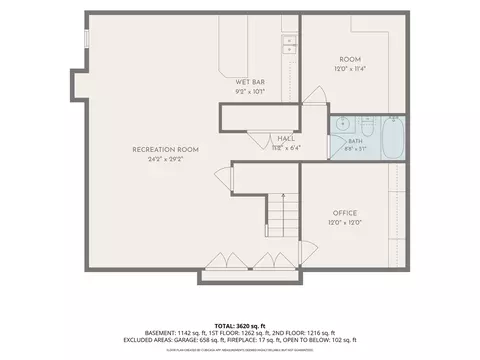 Floorplan - 1521 Broadmoor, Mattoon, IL 61938 photo 3 of 4