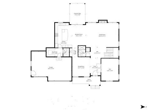 Floorplan - 310 N Nottingham Ave, Glenview, IL 60025 photo 1 of 3