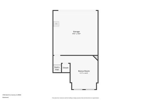 Floorplan - 3193 Ketch Ct, Aurora, IL 60503 photo 3 of 4