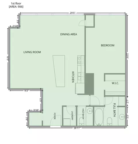 Floorplan - 360 E Randolph St #3205, Chicago, IL 60601 photo 1 of 1