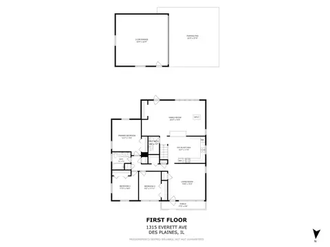 Floorplan - 1315 Everett Ave, Des Plaines, IL 60018 photo 1 of 2