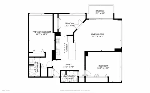 Floorplan - 222 E Pearson St #1901, Chicago, IL 60611 photo 1 of 1