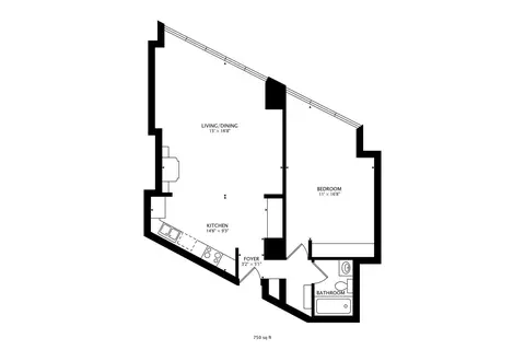 Floorplan - 211 E Ohio St #2902, Chicago, IL 60611 photo 1 of 1