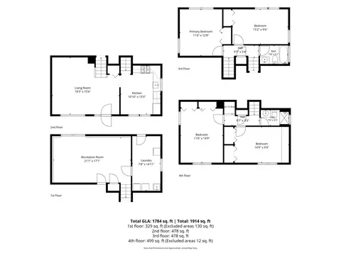 Floorplan - 1302 Coolidge Ave, Wheaton, IL 60189 photo 3 of 5