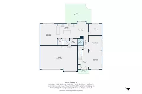 Floorplan - 157 Primrose Ln, Bartlett, IL 60103 photo 1 of 4
