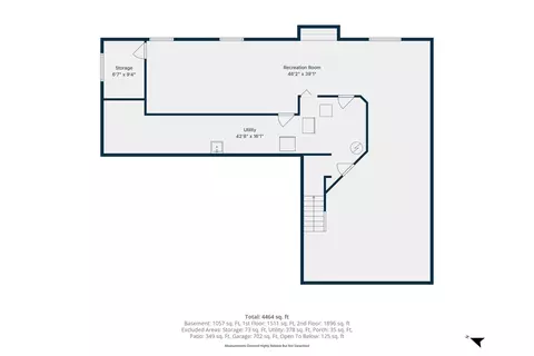 Floorplan - 157 Primrose Ln, Bartlett, IL 60103 photo 3 of 4
