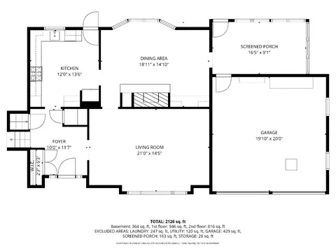 Floorplan - 1116 Woodview Rd, Burr Ridge, IL 60527 photo 1 of 3