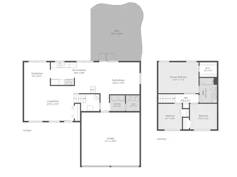Floorplan - 2174 Stirrup Ln, Wheaton, IL 60189 photo 1 of 3