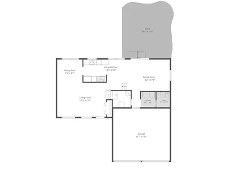 Floorplan - 2174 Stirrup Ln, Wheaton, IL 60189 photo 2 of 3