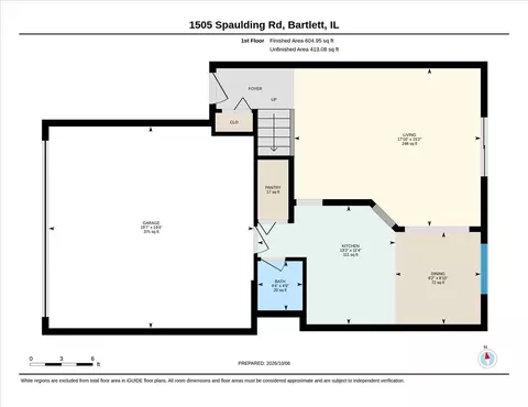 Floorplan - 1505 Spaulding Rd, Bartlett, IL 60103 photo 1 of 2