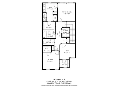 Floorplan - 12740 S Nicholas Dr, Plainfield, IL 60585 photo 2 of 3