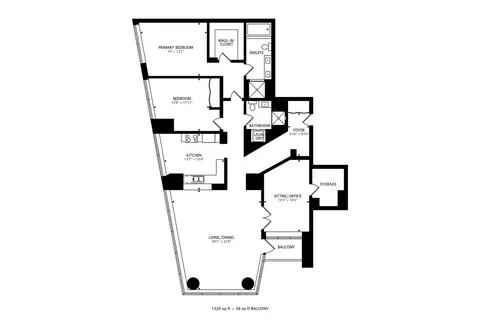 Floorplan - 60 E Monroe St #4002, Chicago, IL 60603 photo 1 of 1