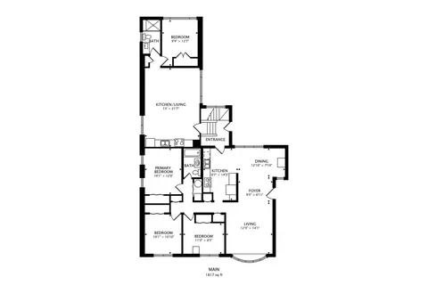 Floorplan - 2307 Fulle St, Rolling Meadows, IL 60008 photo 1 of 2