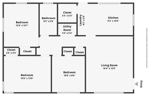 Floorplan - 16100 Circle Dr, Markham, IL 60428 photo 1 of 1