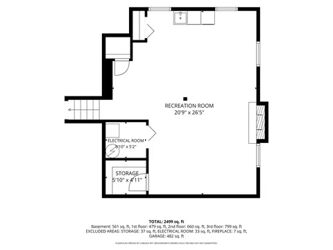 Floorplan - 539 Sandy Ln, Des Plaines, IL 60016 photo 1 of 4