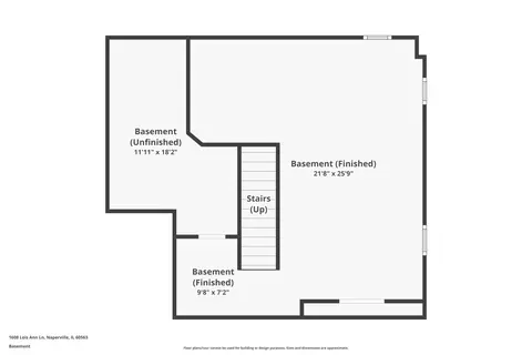 Floorplan - 1608 Lois Ann Ln, Naperville, IL 60563 photo 3 of 3