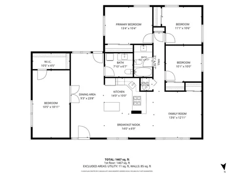 Floorplan - 495 Glendale Ln, Hoffman Estates, IL 60169 photo 1 of 1