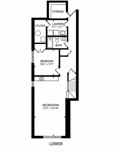Floorplan - 1918 W Armitage Ave #1A, Chicago, IL 60622 photo 2 of 2