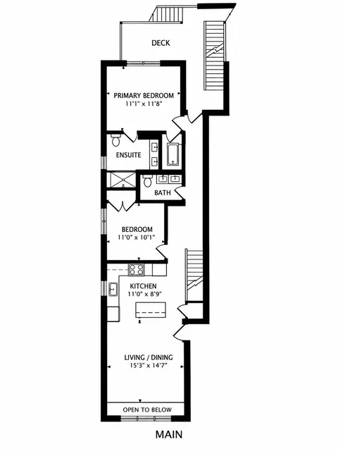 Floorplan - 1918 W Armitage Ave #1A, Chicago, IL 60622 photo 1 of 2