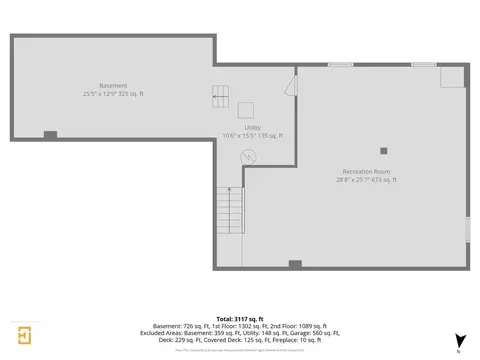 Floorplan - 1110 E Gartner Rd, Naperville, IL 60540 photo 3 of 4