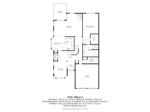 Floorplan - 23102 Lacroix Ln, Plainfield, IL 60544 photo 1 of 4