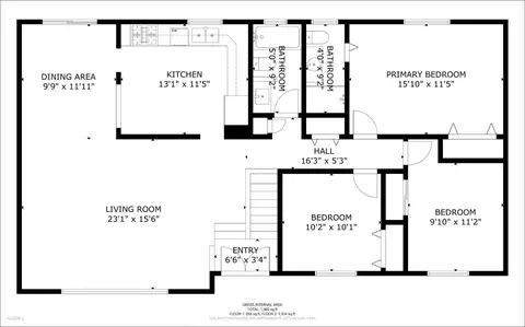 Floorplan - 31 Park Ave, Park View, IA 52748 photo 1 of 2