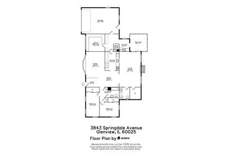 Floorplan - 3843 Springdale Ave, Glenview, IL 60025 photo 2 of 2