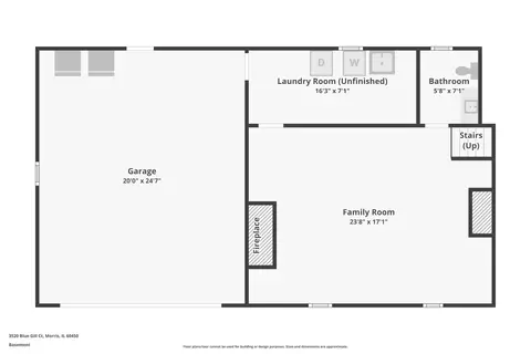 Floorplan - 3520 Blue Gill Ct, Morris, IL 60450 photo 1 of 4