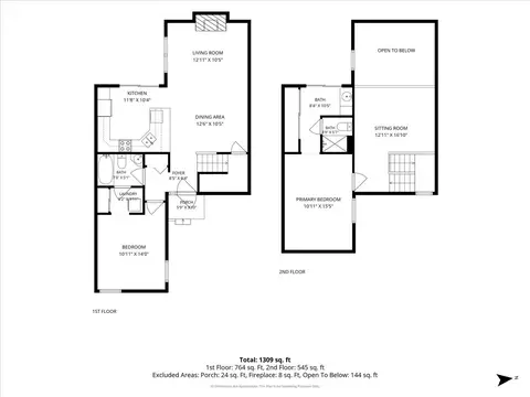 Floorplan - 722 Shepard Ct #-, Gurnee, IL 60031 photo 1 of 3