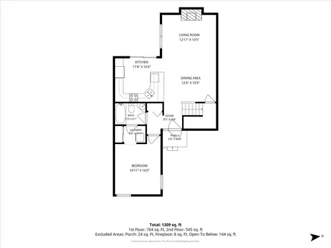 Floorplan - 722 Shepard Ct #-, Gurnee, IL 60031 photo 2 of 3