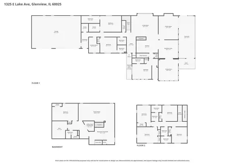 Floorplan - 1325 E Lake Ave, Glenview, IL 60025 photo 5 of 9
