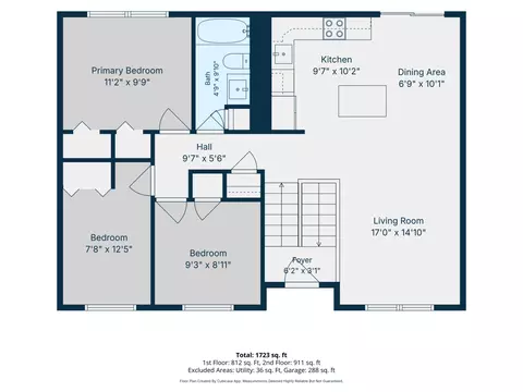 Floorplan - 309 N Towanda Ave, Normal, IL 61761 photo 2 of 3