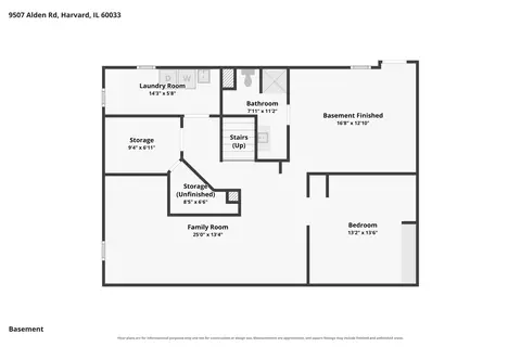 Floorplan - 9507 Alden Rd, Harvard, IL 60033 photo 3 of 4