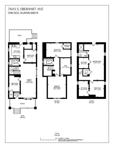 Floorplan - 7643 S Eberhart Ave, Chicago, IL 60619 photo 1 of 1