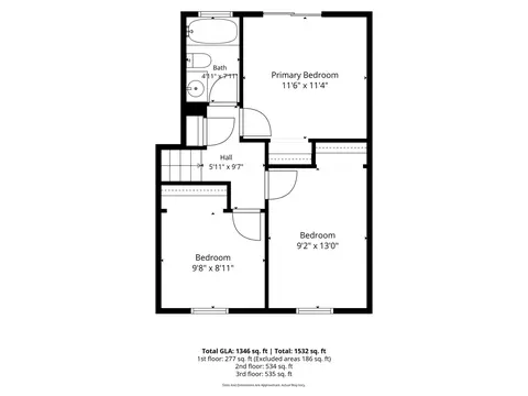 Floorplan - 1 N043 Darling St, Carol Stream, IL 60188 photo 3 of 4