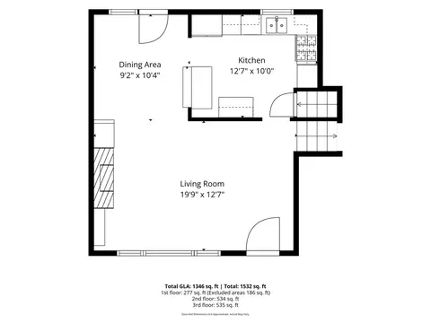Floorplan - 1 N043 Darling St, Carol Stream, IL 60188 photo 2 of 4