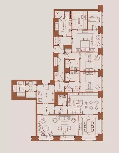 Floorplan - 77 E Walton St #24A, Chicago, IL 60611 photo 1 of 1