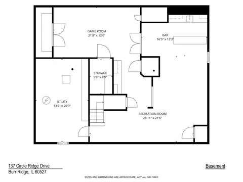 Floorplan - 137 Circle Ridge Dr, Burr Ridge, IL 60527 photo 3 of 3